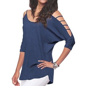 Cold shoulder top